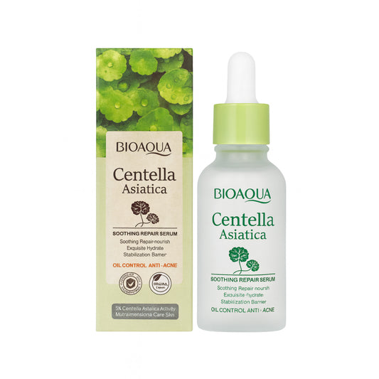 Ser calmant și reparator cu Centella Asiatica – BIOAQUA Soothing Repair Serum (30 ml) BQY58581