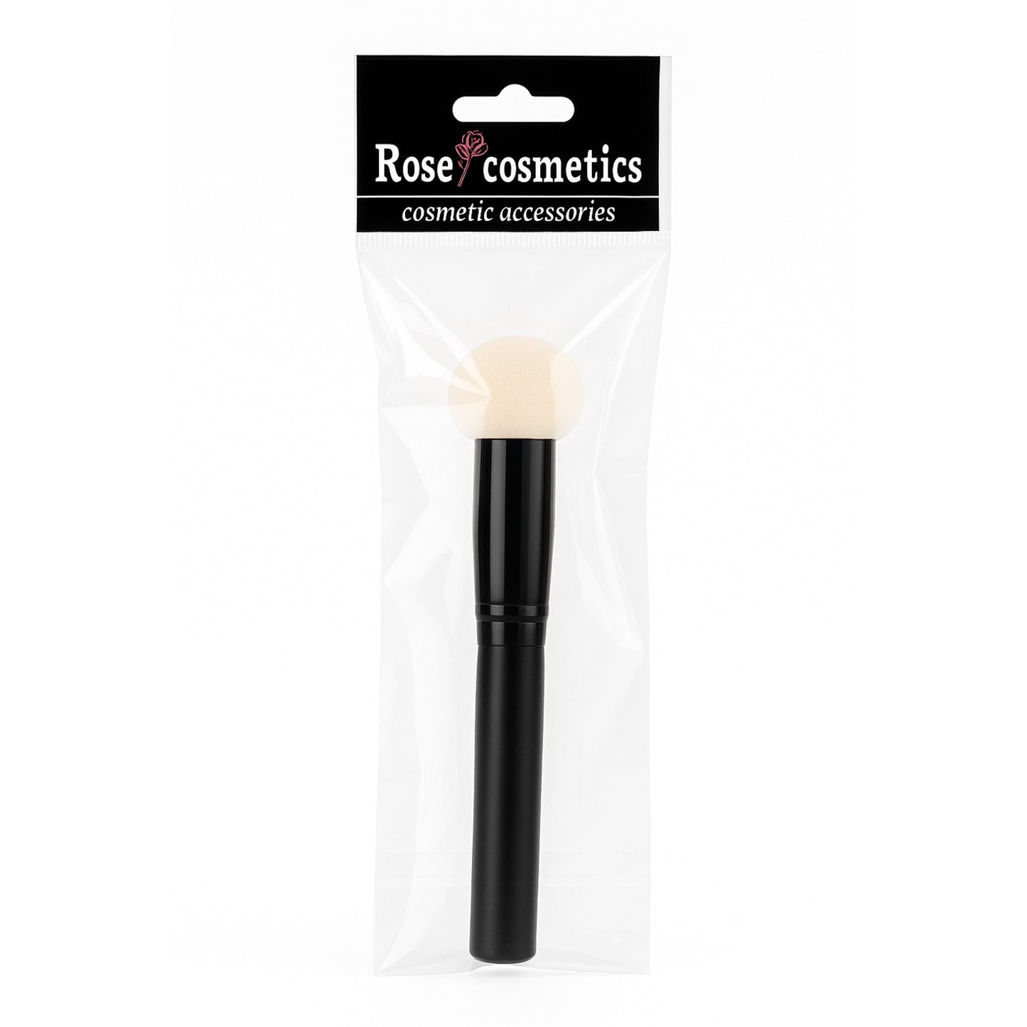 Pensulă cu burete aplicator – Rose Cosmetics