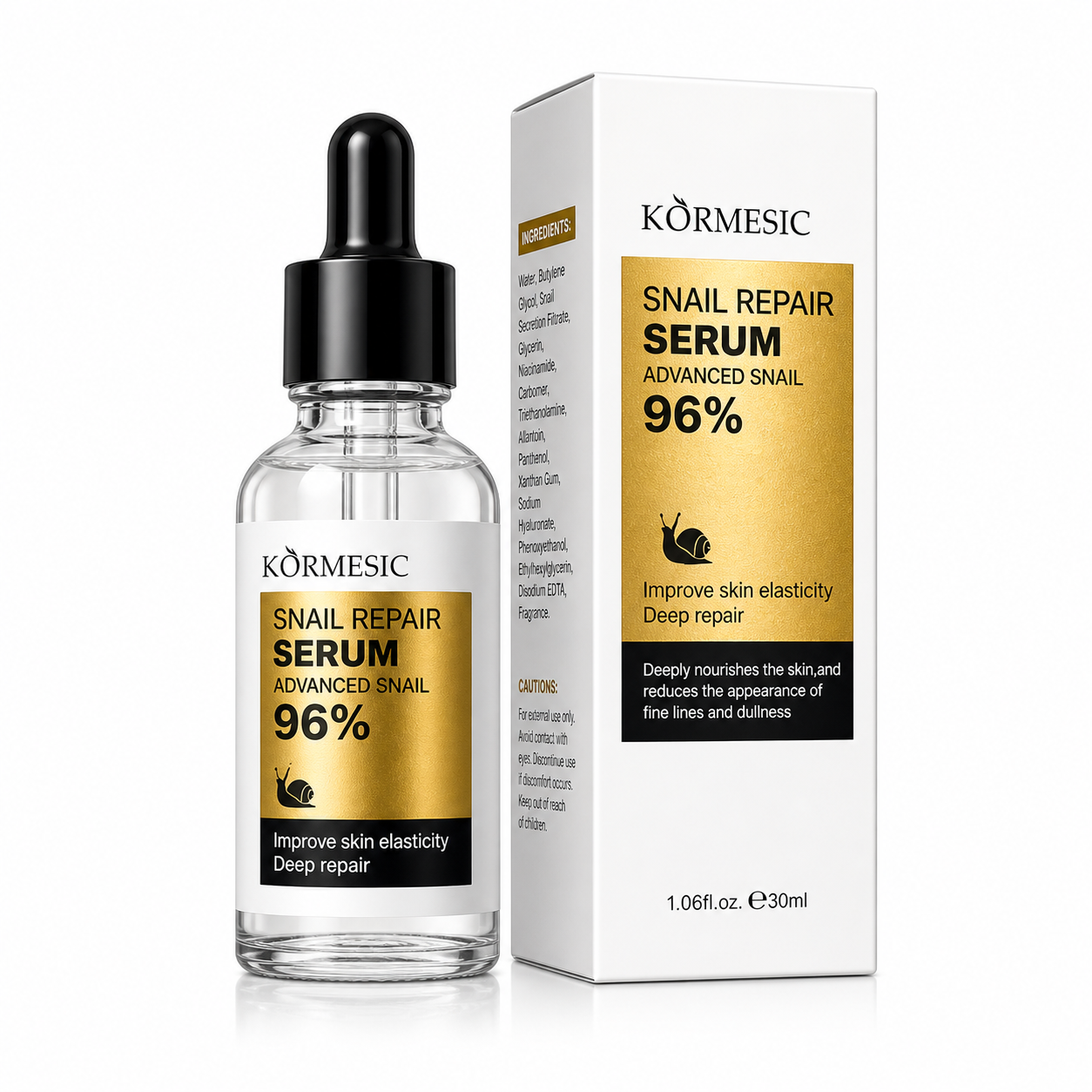 KÒRMESIC Snail Repair Serum 96% 30мл