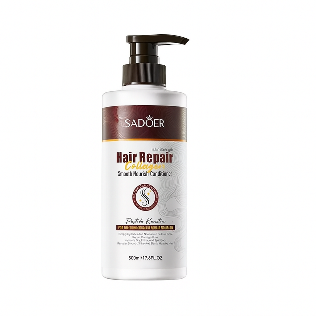 Repairing conditioner with collagen and keratin – Sadoer Hair Repair Collagen Conditioner 500 ml SD39774