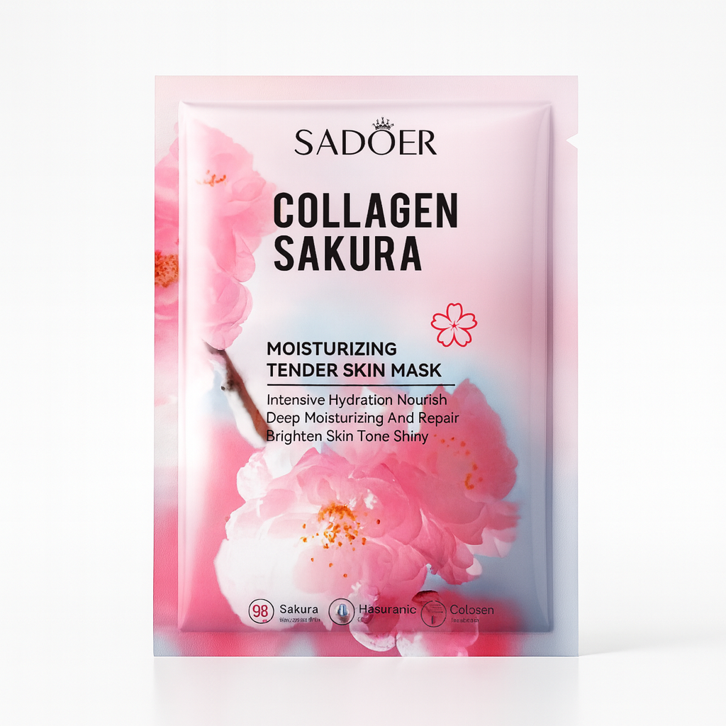 Masca facială SADOER Collagen Sakura
