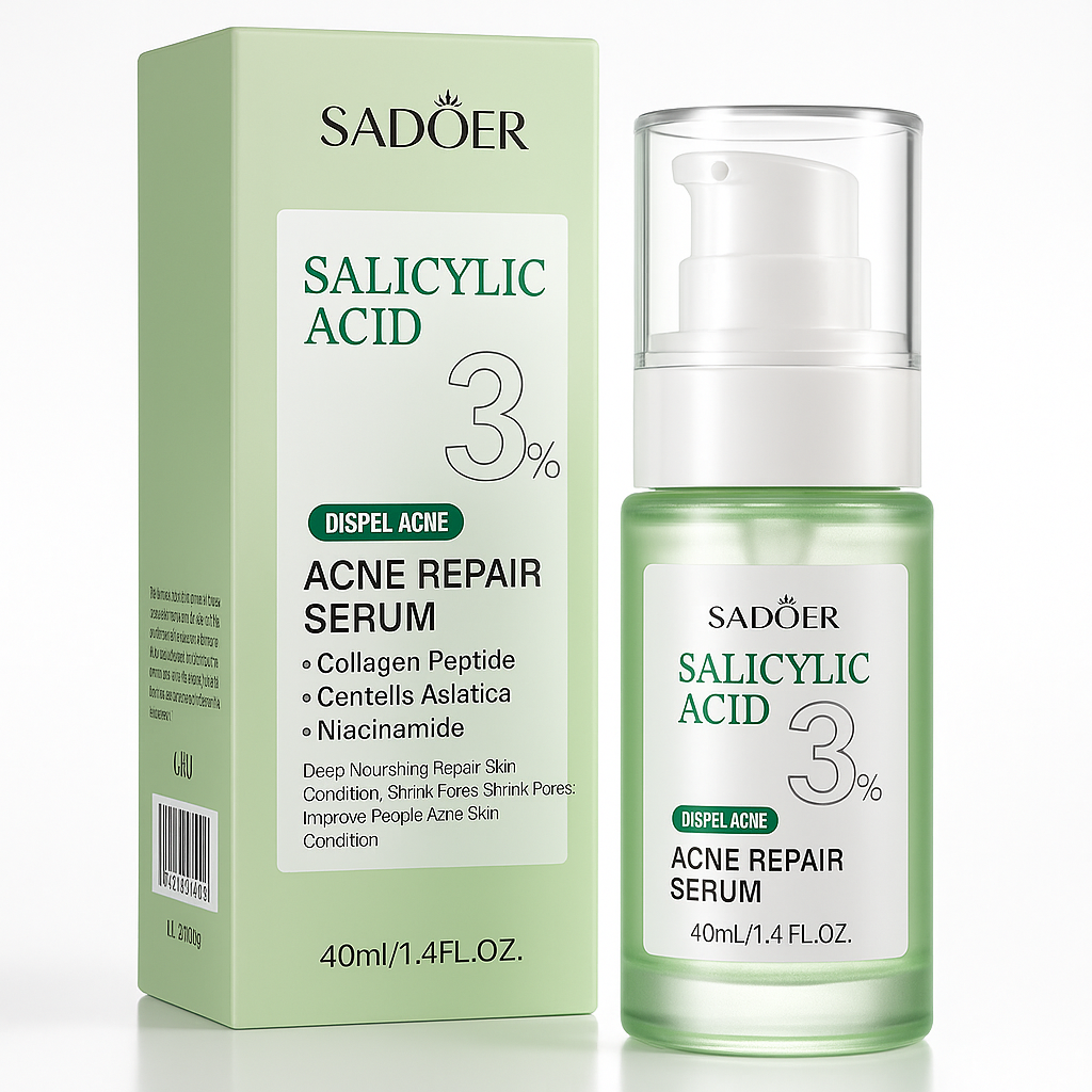Sadoer ser facial cu acid salicilic împotriva acneei 40 ml SD12616