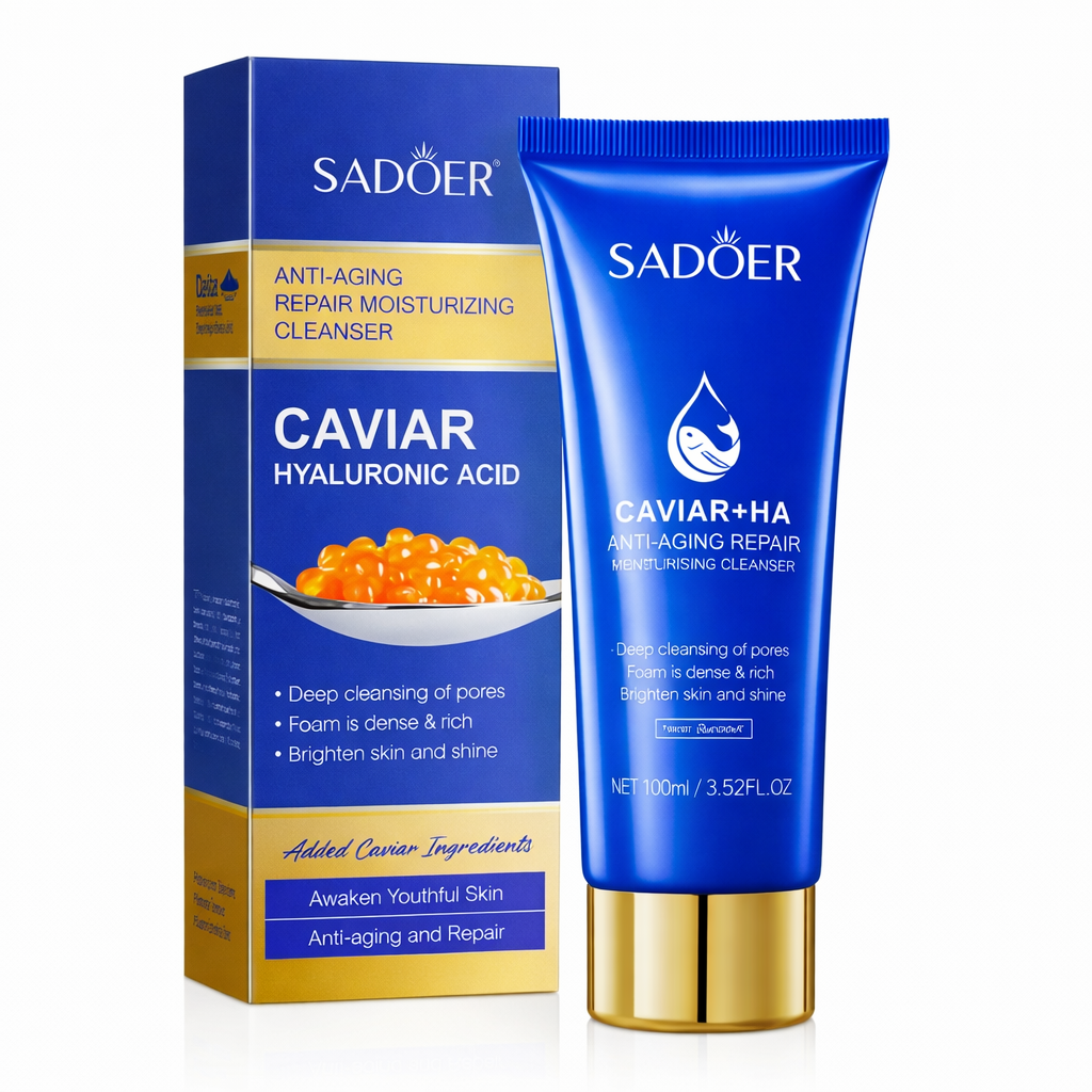Gelul de curățare facială SADOER Caviar cu Acid Hialuronic 100ML SD16690
