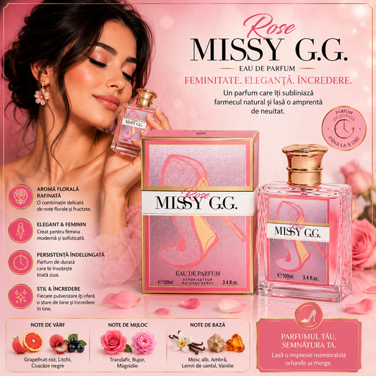 V.V.LOVE MISSY G.G. ROSE EAU DE PARFUM PENTRU FEMEI 100 ML VL8901-21