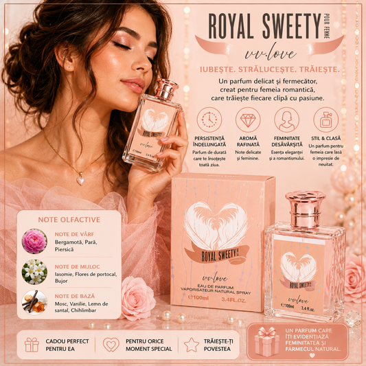 V.V.LOVE ROYAL SWEETY EAU DE PARFUM PENTRU FEMEI 100 ML VL8901-2