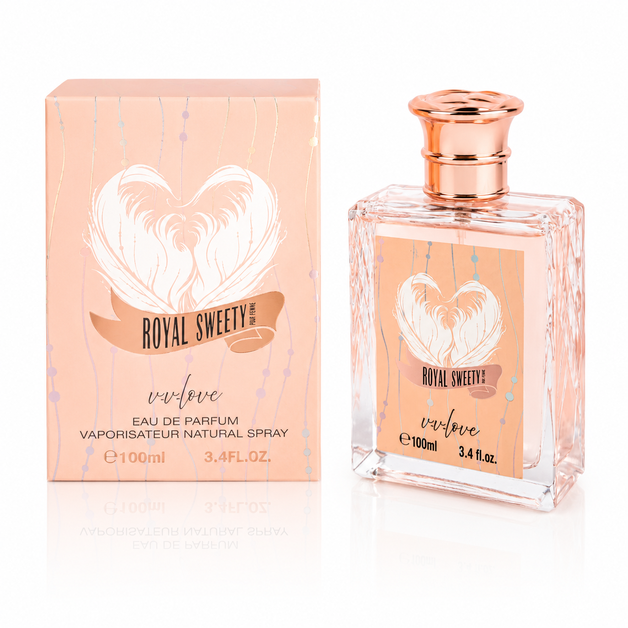 V.V.LOVE ROYAL SWEETY EAU DE PARFUM PENTRU FEMEI 100 ML VL8901-2
