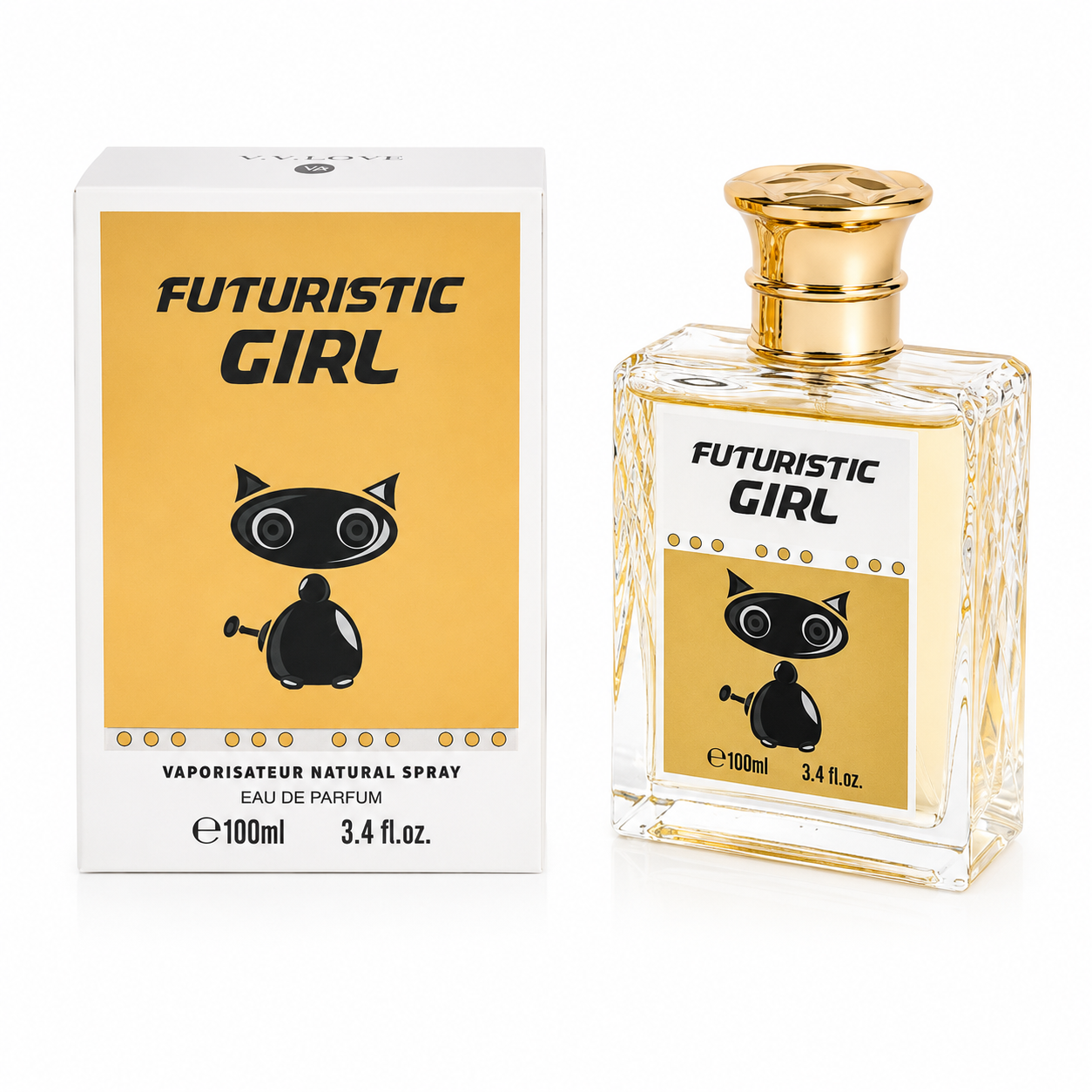 V.V.LOVE FUTURISTIC GIRL EAU DE PARFUM PENTRU FEMEI 100 ML VL8901-23