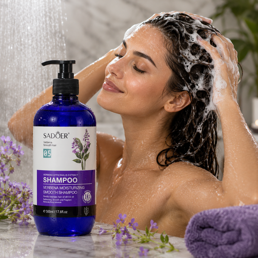 SADOER ȘAMPON HIDRATANT ȘI HRĂNITOR CU EXTRACT DE VERBENĂ 500 ML SD90041
