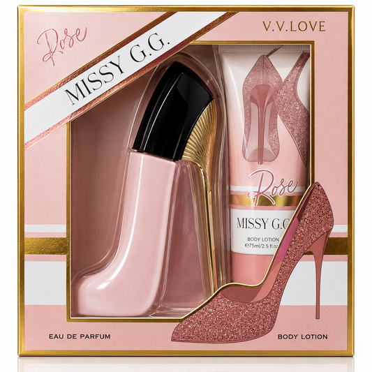 V.V.LOVE ROSE MISSY G.G. ПОДАРЪЧЕН КОМПЛЕКТ Парфюмна вода + Лосион за тяло.