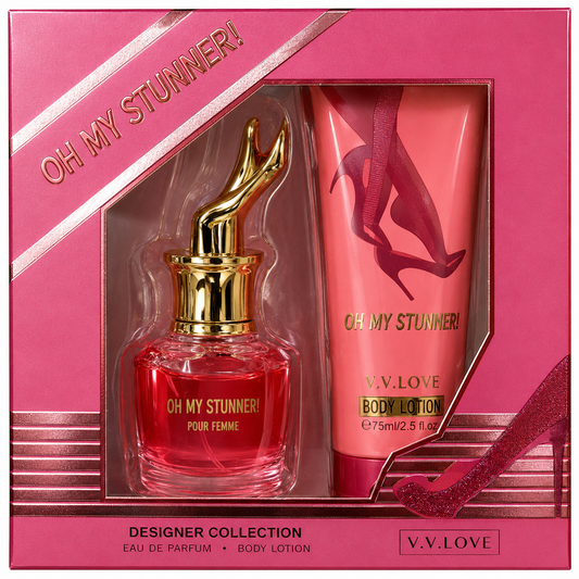 V.V.LOVE OH MY STUNNER! КОМПЛЕКТ за подарък Парфюмна вода + Лосион за тяло.