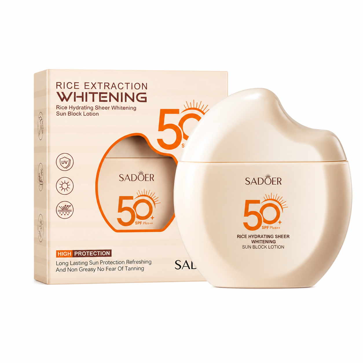 SADOER Rice Extraction Whitening SPF 50+ 60g SD51615