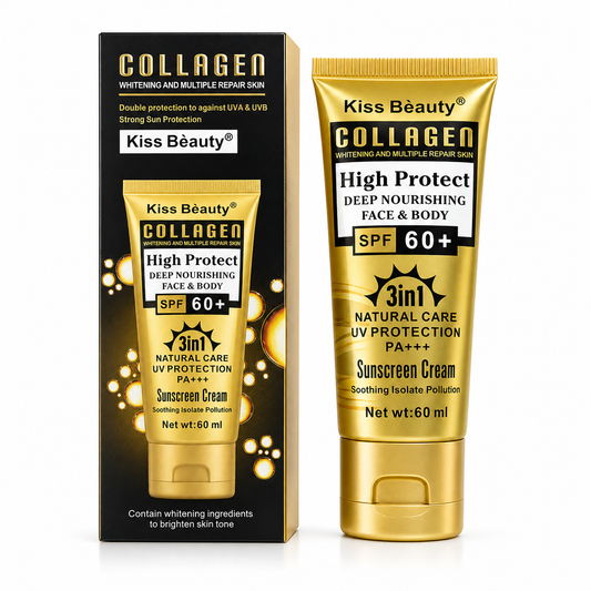 Kiss Beauty Collagen Sunscreen Cream SPF 60+ PA+++ 60ml