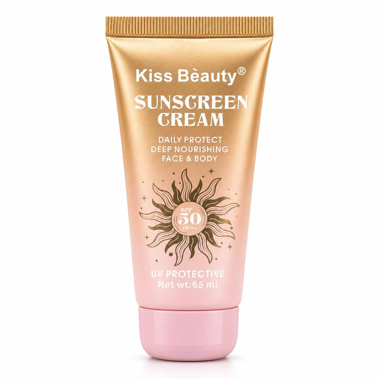 Kiss Beauty Слънцезащитен крем SPF 50 PA+++ 65мл