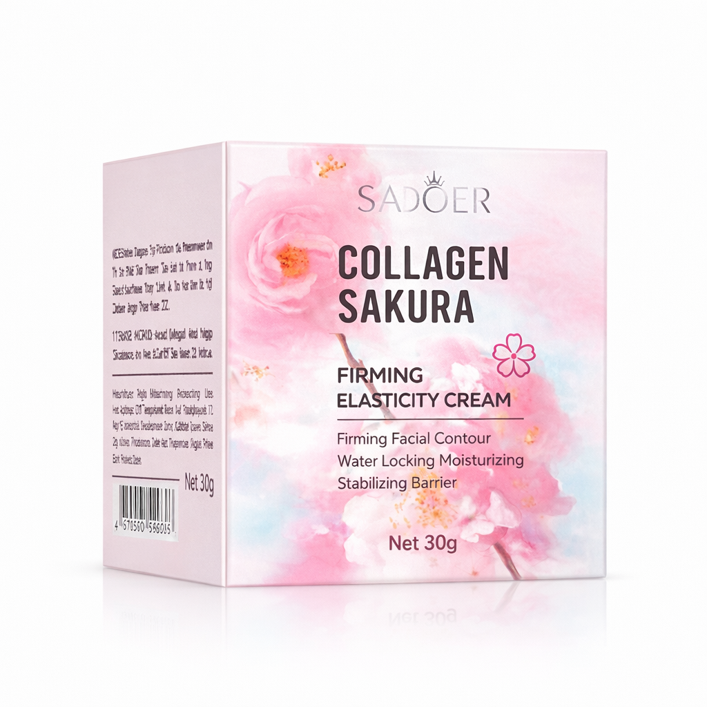КРЕМ ЗА ЛИЦЕ С КОЛАГЕН И ЯПОНСКИ ЧЕРЕШИ SADOER SD03003 50г