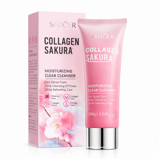 GEL DE CURĂȚARE FACIALĂ CU COLAGEN ȘI CIREȘE JAPONEZE SADOER SD02976 100g