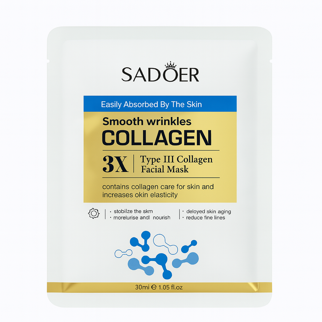 Masca facială SADOER Collagen 3X cu colagen. SD50526
