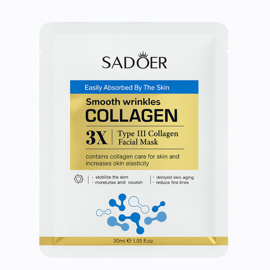 Masca facială SADOER Collagen 3X cu colagen. SD50526