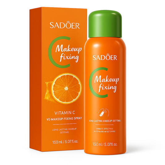 SADOER Makeup Fixing Spray cu Vitamina C – 150 ml. SD13309