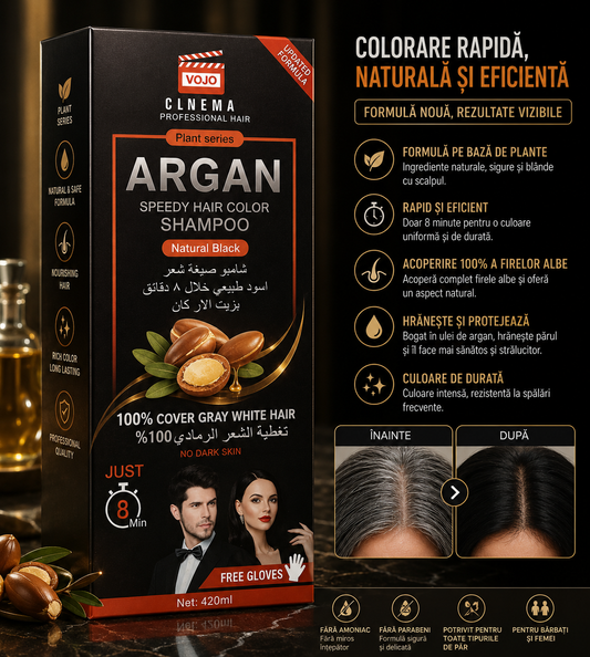 Оцветяващ шампоан VOJO Cinema Professional Hair с арганово масло