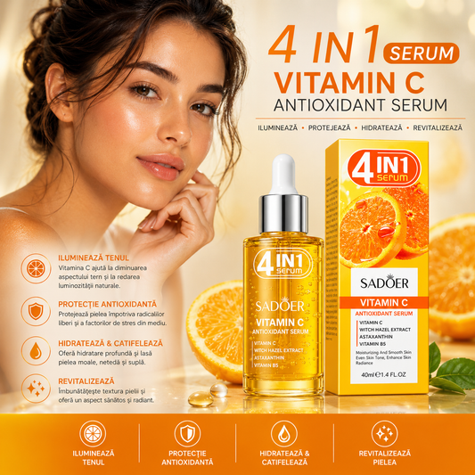 SADOER Vitamin C антиоксидантен серум 4в1 40 мл