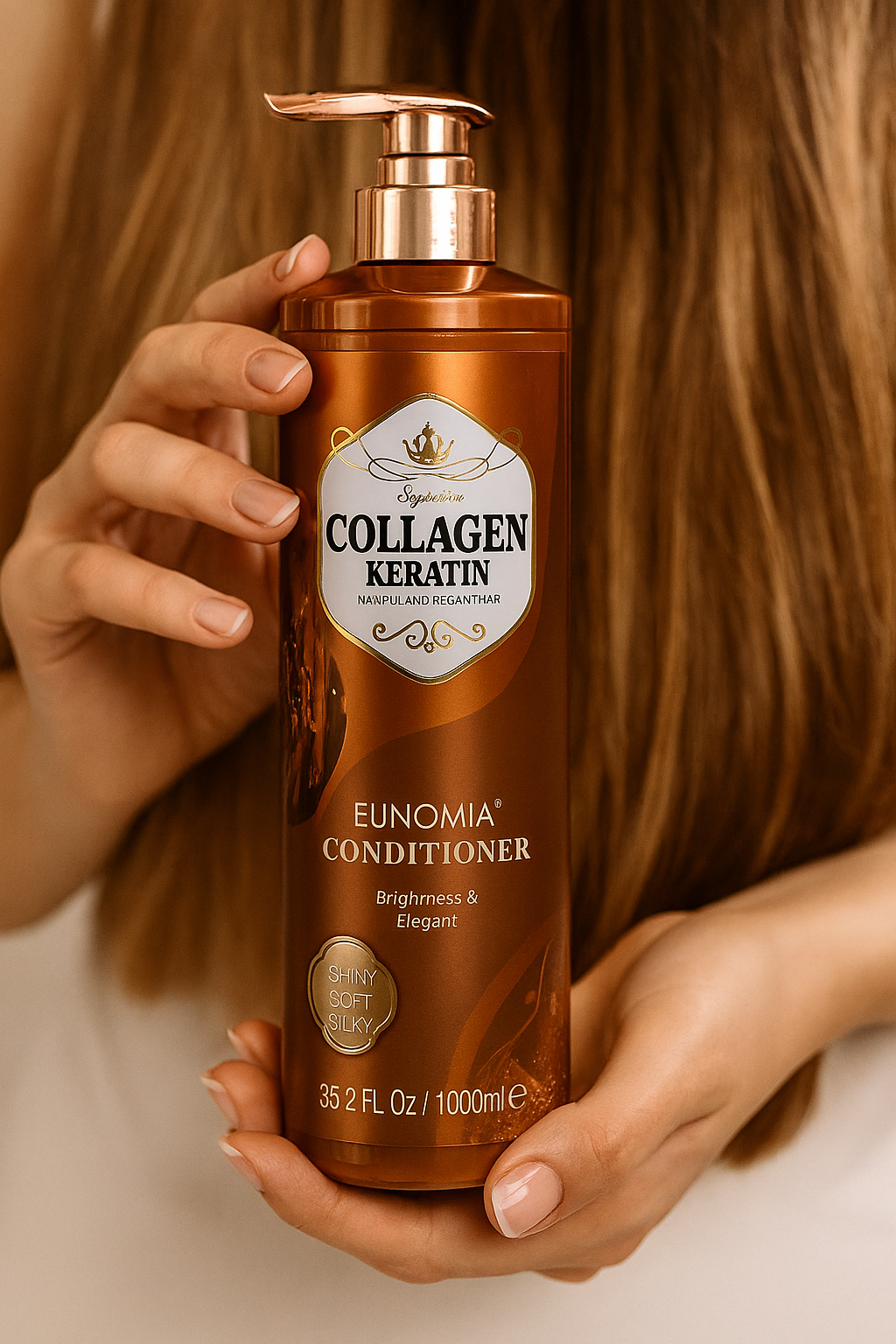 EUNOMIA Balsam de păr cu Colagen și Keratina 1000ml