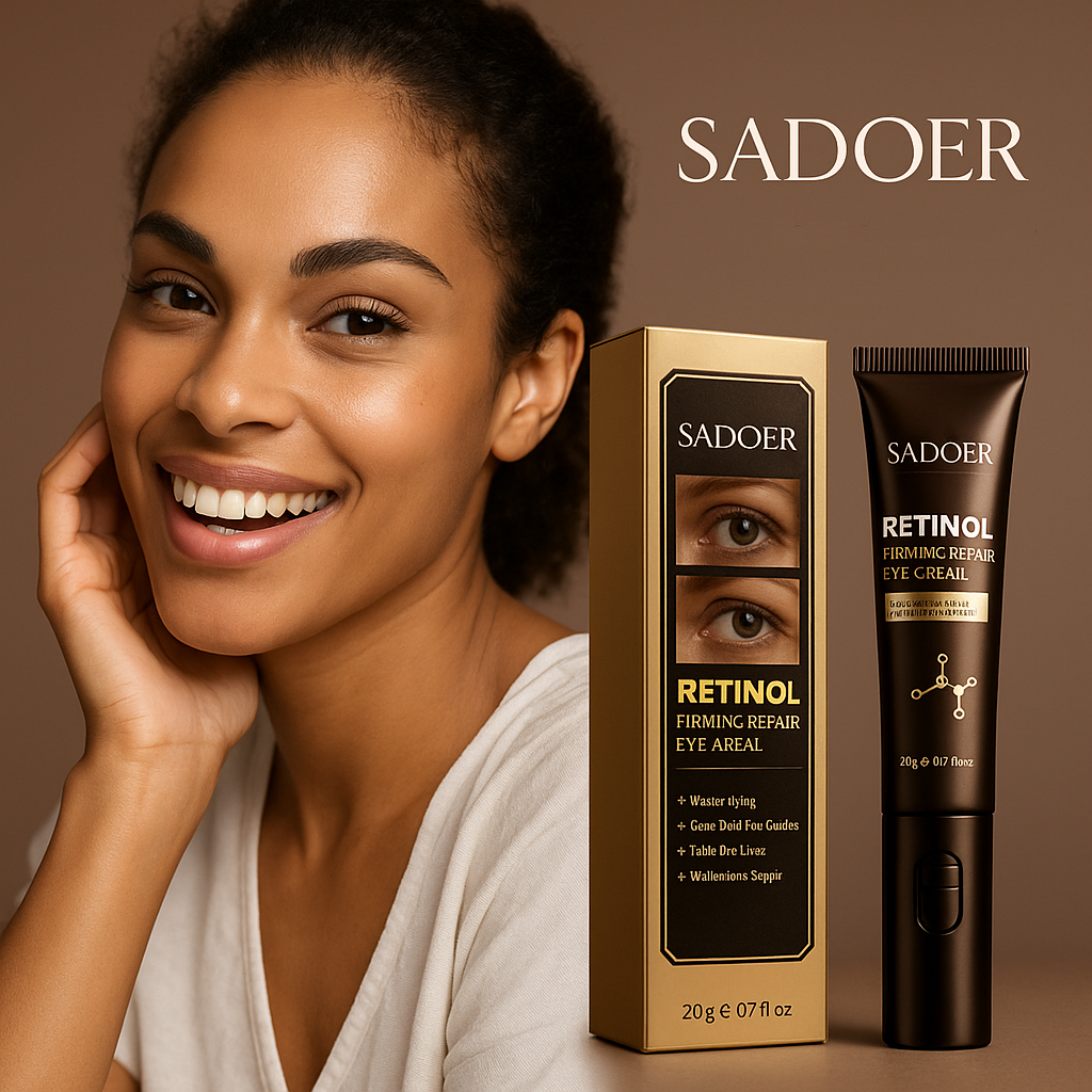Crema pentru ochi 20g SADOER Retinol Firming Repair Eye Essence Oil cu vibrati SD87747