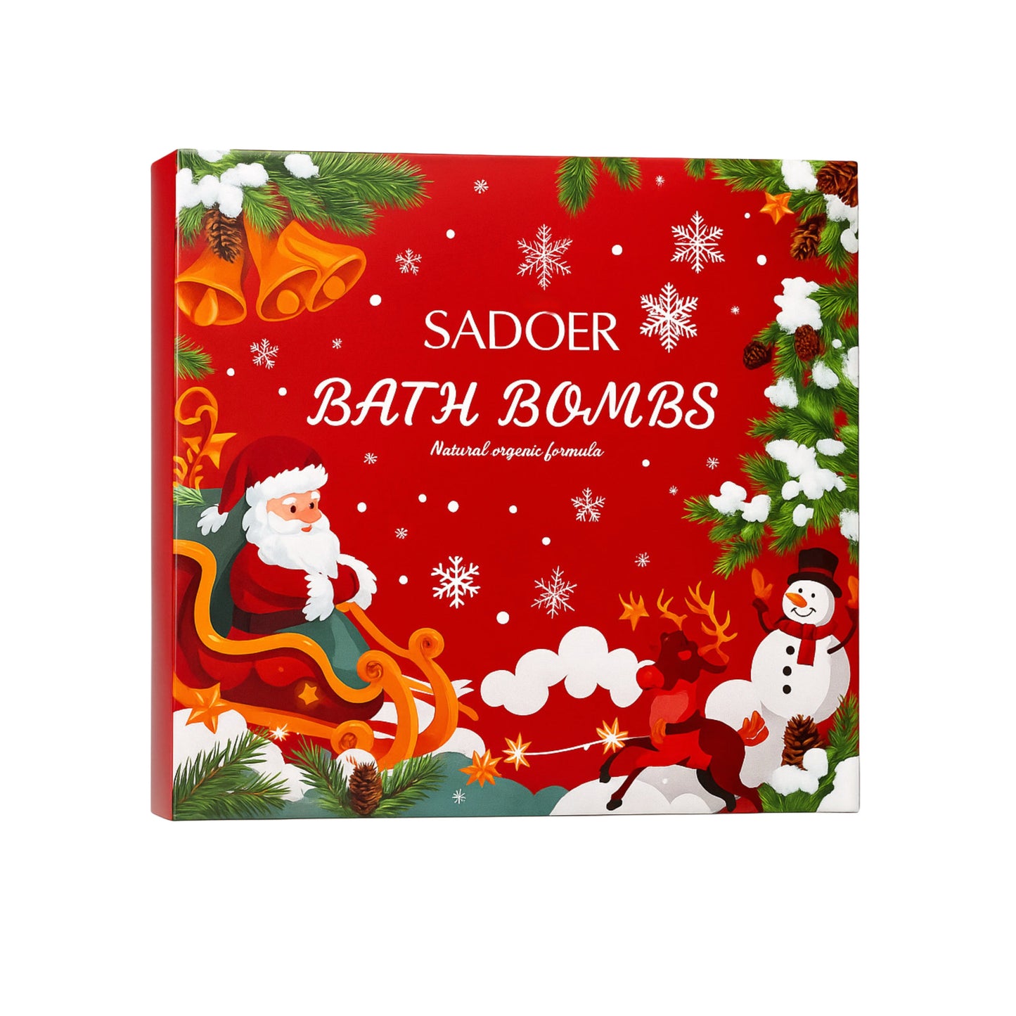 SADOER Bombe de baie efervescente – Ediție de Crăciun 🎄