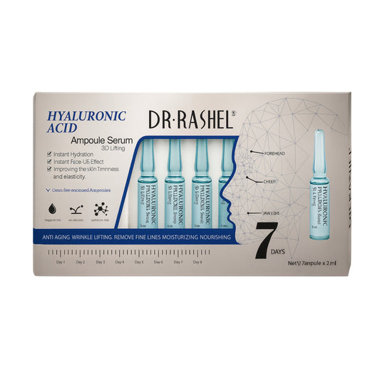 Dr. Rashel Ser facial cu acid hialuronic în fiole (2 ml x 7 buc) DRL-1459