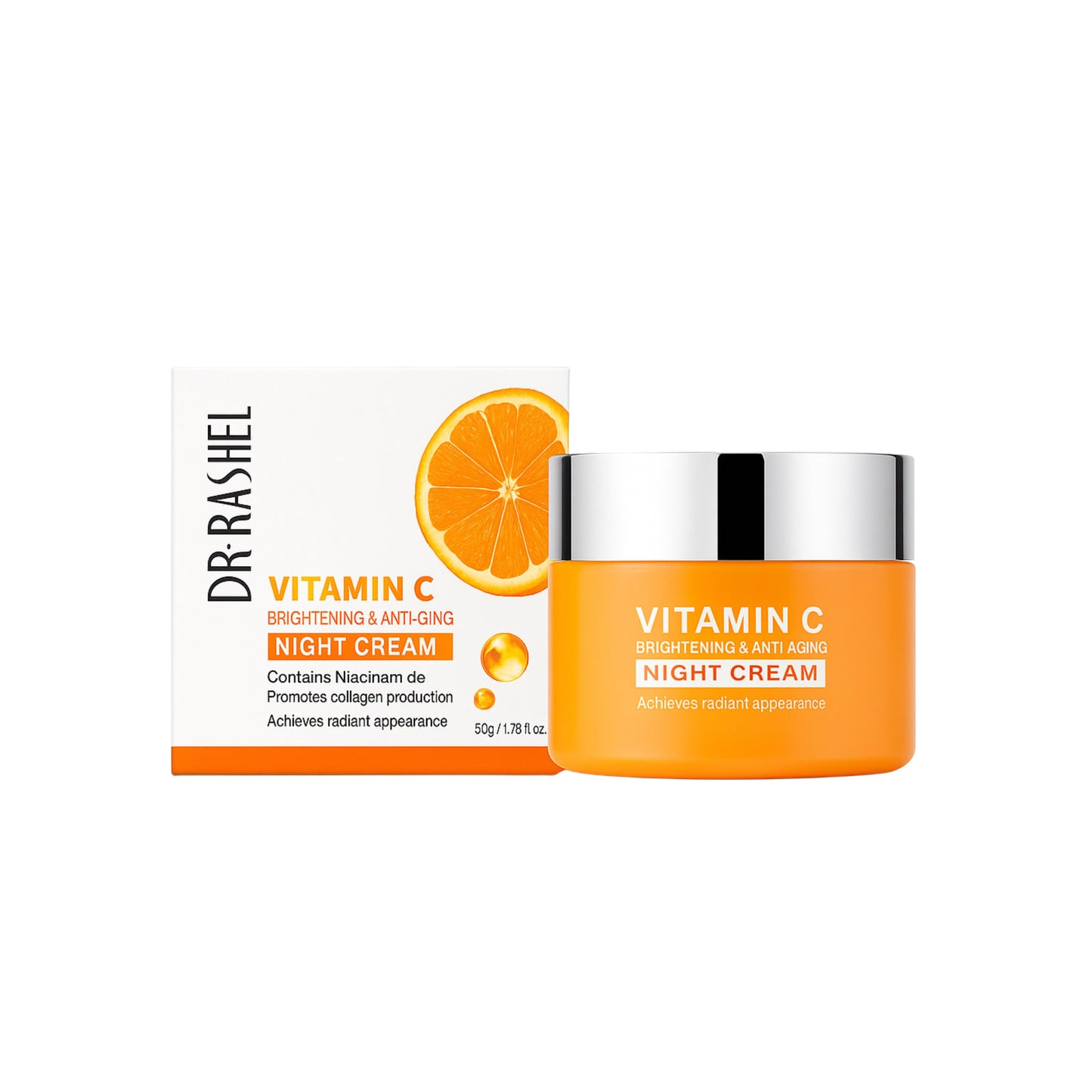 Dr. Rashel Cremă de noapte anti-îmbătrânire cu Vitamina C DRL-1511