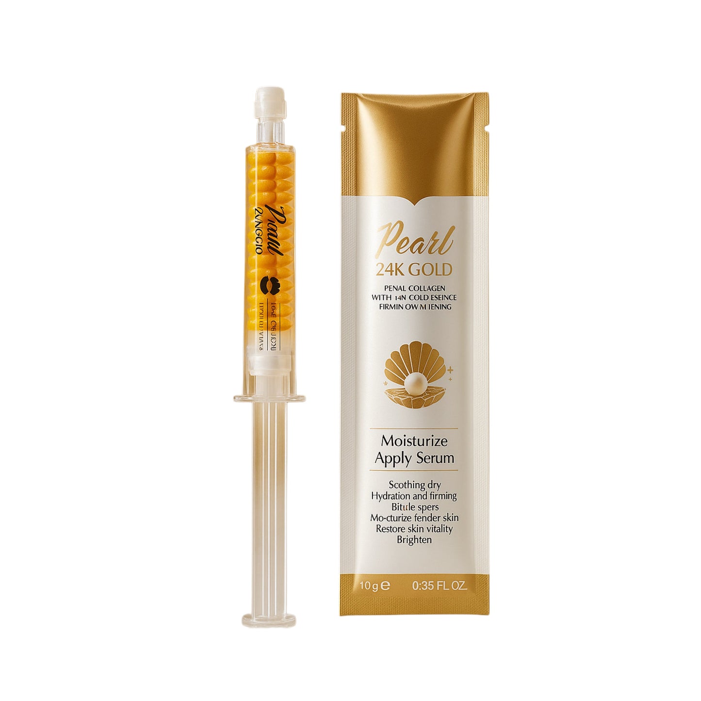 Sadoer Pearl 24K Gold Moisturize Apply facial serum 10g. SD58079