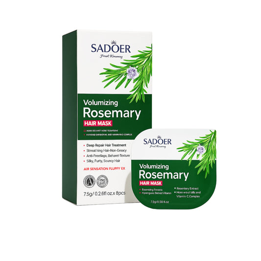 Mască pentru păr Sadoer cu rozmarin (7,5 g x 8 bucăți) SD80656