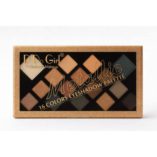 DoDo Girl – Metallic Eyeshadow Palette (16 Colors)