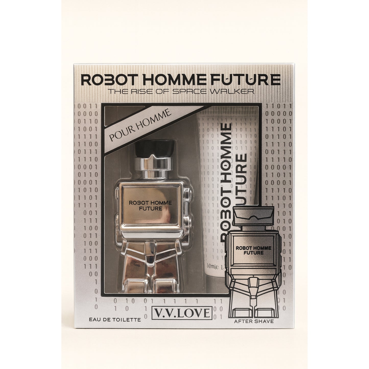 V.V. LOVE Robot Homme Future – The Rise of Space Walker  Eau de Toiletteși un After Shave