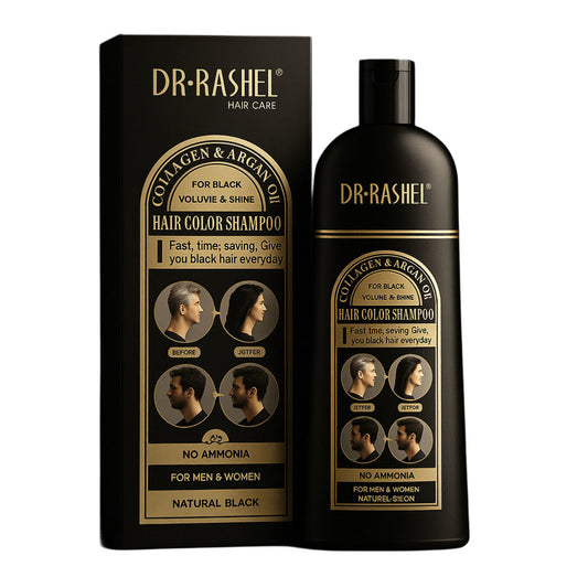 Șampon colorant pentru păr Dr. Rashel (negru) 400 ml.  DRL1751