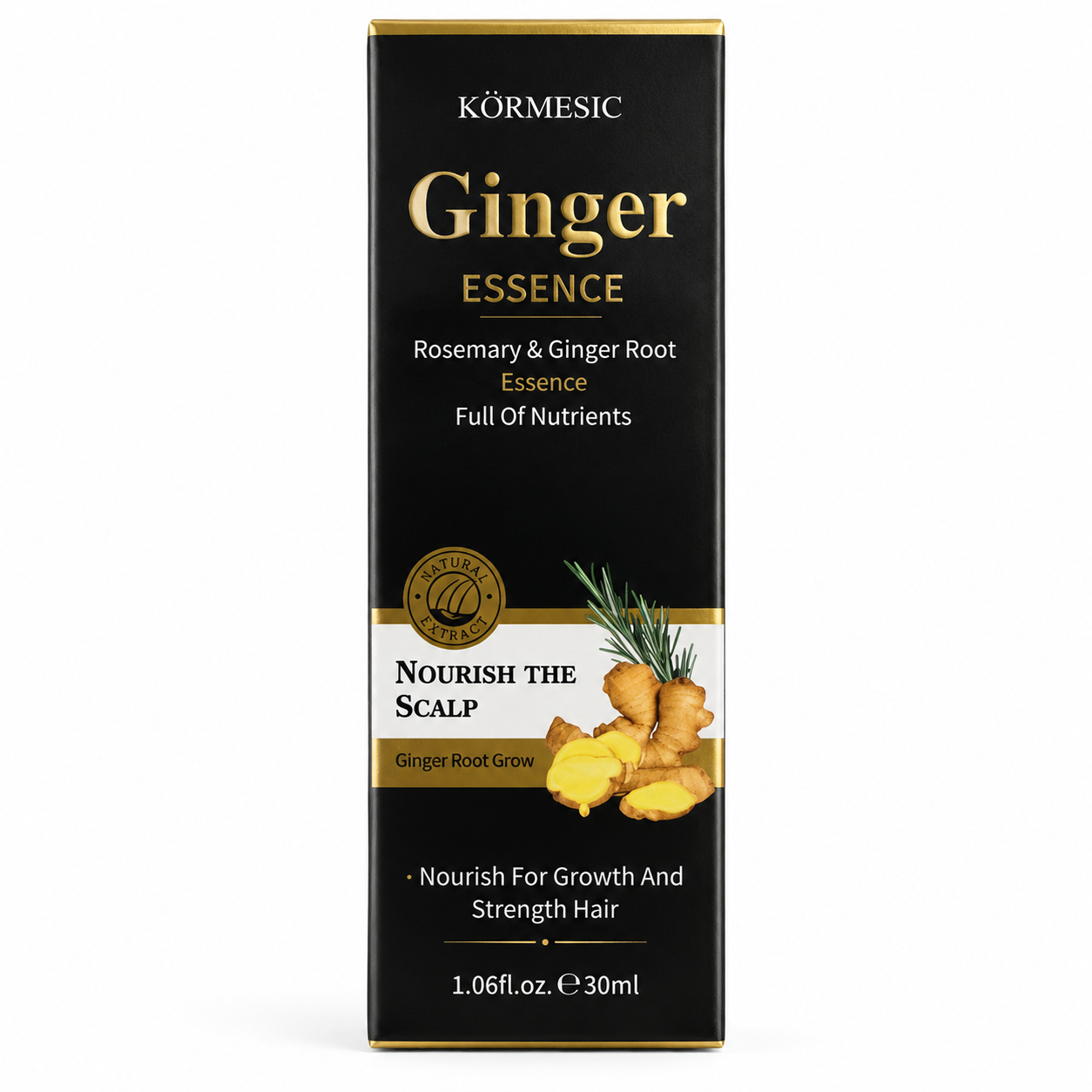 KORMESIC GINGER ESSENCE – SER PENTRU SCALP CU GHIMBIR ȘI ROZMARIN, 30 ML KMC503421