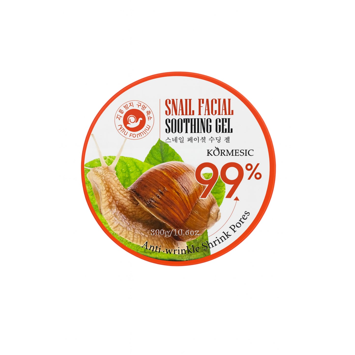 Soothing facial gel with snail extract – KÖRMESIC Snail Facial Soothing Gel 99% (300 g) KMC84227