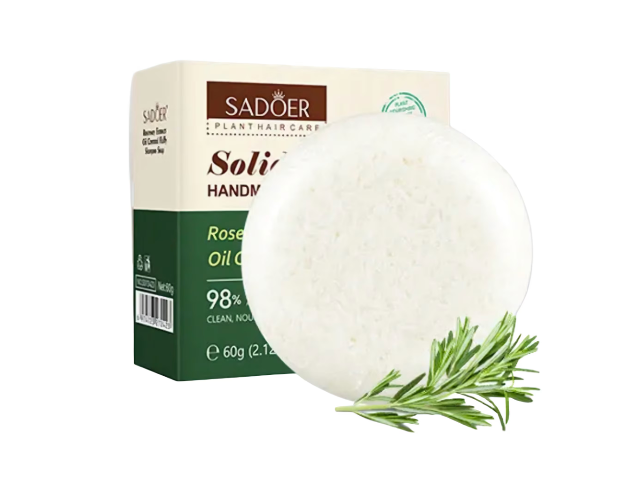 Săpun Șampon SADOER cu Extract de Rozmarin, Hidratant, pentru Păr Normal, Unisex   SD72423