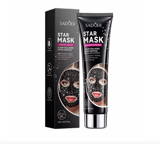 Sadoer Star Mask Mască facială cu cărbune activ 100g. SD81257