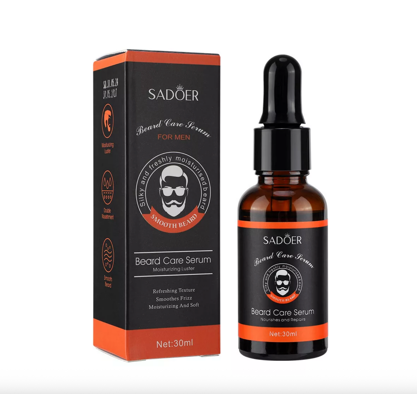 Ulei de îngrijire a bărbii Sadoer 30 ml.  SD94242