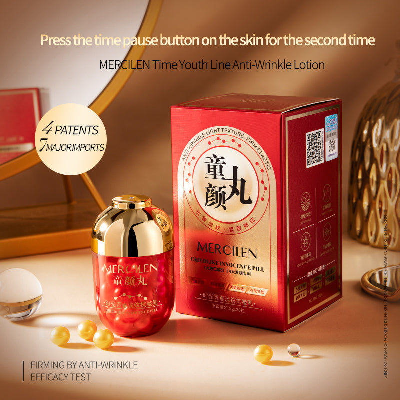 MERCILEN Time Youth Line – Capsule Anti-Rid pentru Fermitate și Îngrijire Anti-Age – MXL1926