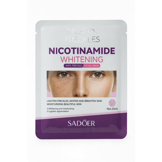 Masca facială SADOER  iluminatoare și anti-pete Nicotinamide SD35240