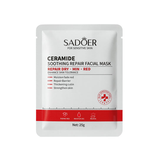 Masca facială SADOER calmantă și reparatoare cu ceramide SADOER  SD35431