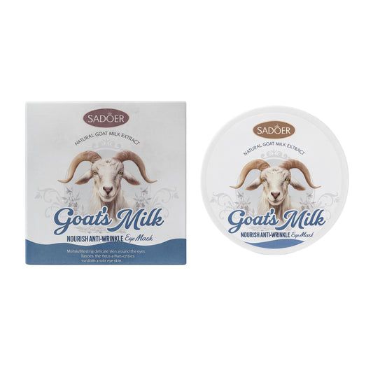 Mască  &nbsp;pentru ochi cu lapte de capră – Sadoer Goat’s Milk Nourish Anti-Wrinkle Eye Mask 60 bucăți / 80g SD91256