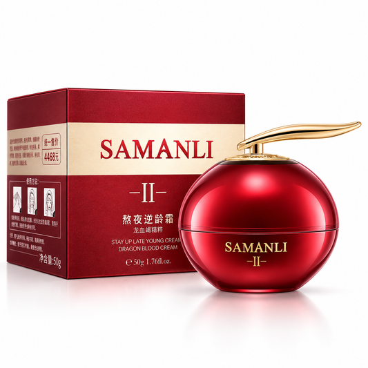 SAMANLI Cremă Facială Anti-Aging cu Extract de Dragon Blood – Fermitate, Hidratare și Îngrijire Anti-Rid 50 g – SML1747
