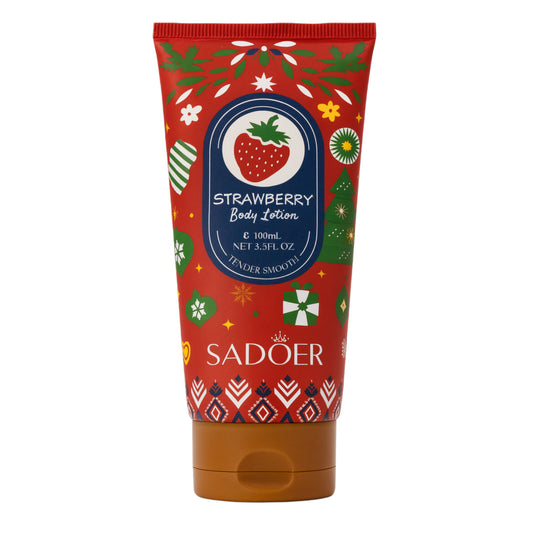 SADOER – Loțiune de corp cu Căpșuni (Ediție de Crăciun)